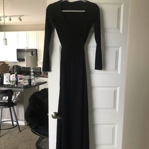 Express open back maxi dress